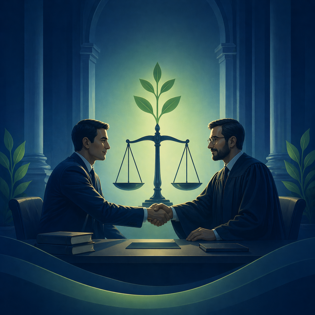 Restauração da justiça: uma postura de amor. Sobre a crônica do congressista e do Juiz